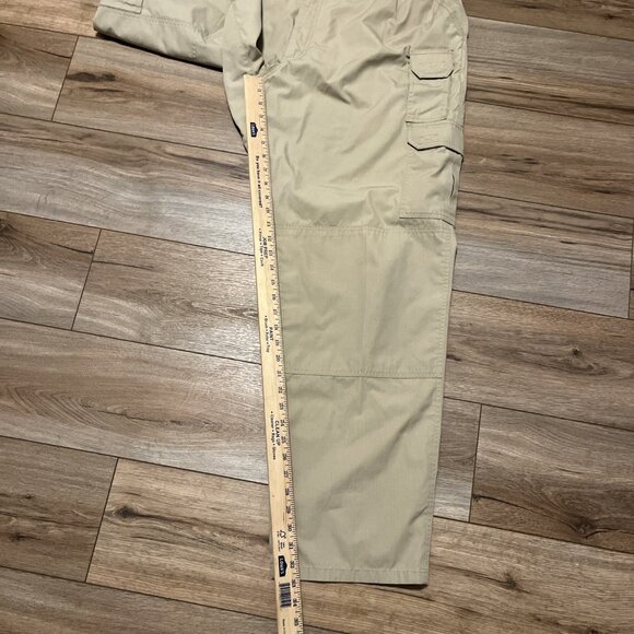 Men's 5.11 Tactical Taclite Pro Cargo Pants SZ 44x34 Beige Ripstop 74273 SPO - Picture 5 of 11